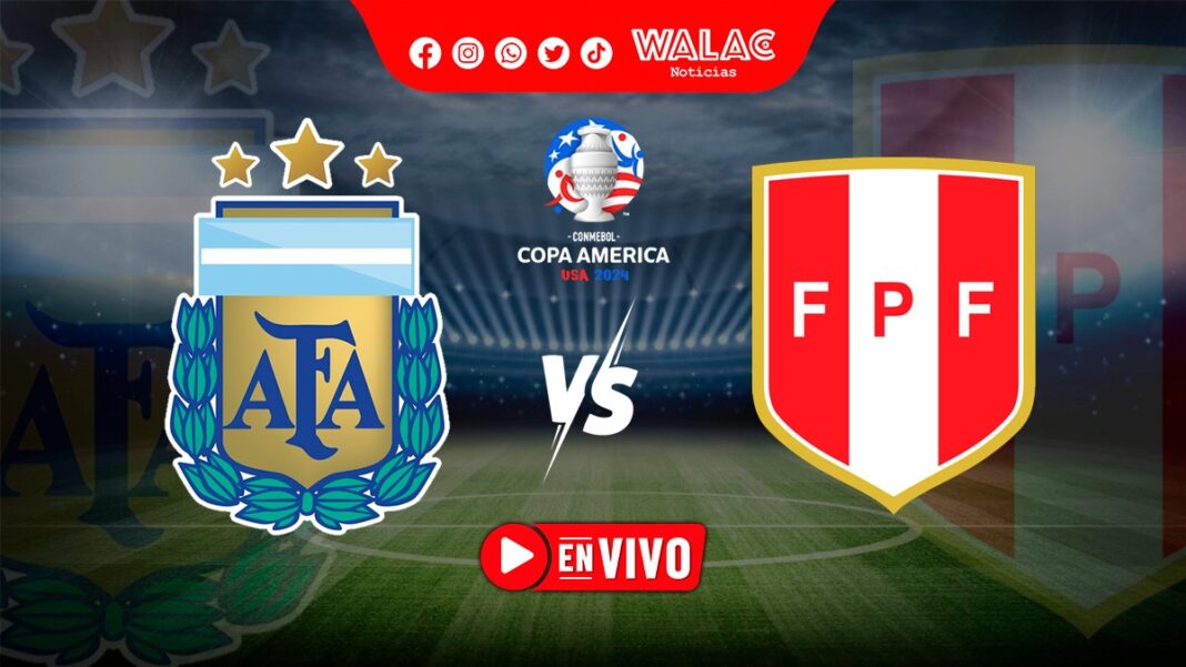Peru vs Argentina 2024 por la Copa América fecha y hora