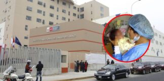 Piura: Bebé con hidrocefalia es trasladada al Hospital del Niño en San Borja