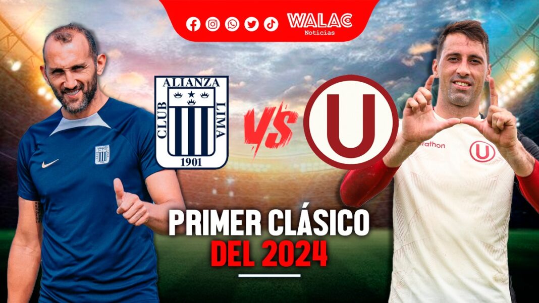 Primer clásico del año 2024 ¿cuándo juegan Alianza Lima y Universitario por la Liga 1