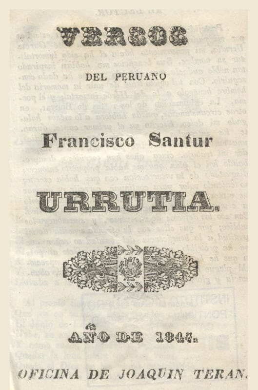 Un poeta olvidado: Francisco Santur Urrutia.