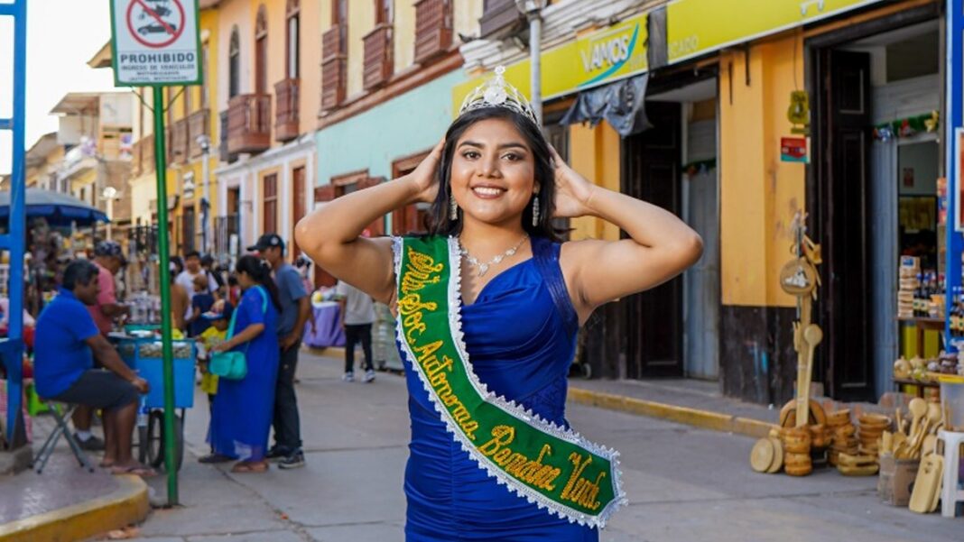 Jazmín Rivas, embajadora de la bandera verde, ansía convertirse en la reina del Carnaval Cataquense 2024
