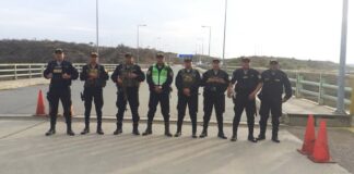 Piura: contingente policial resguardar la frontera con Ecuador.