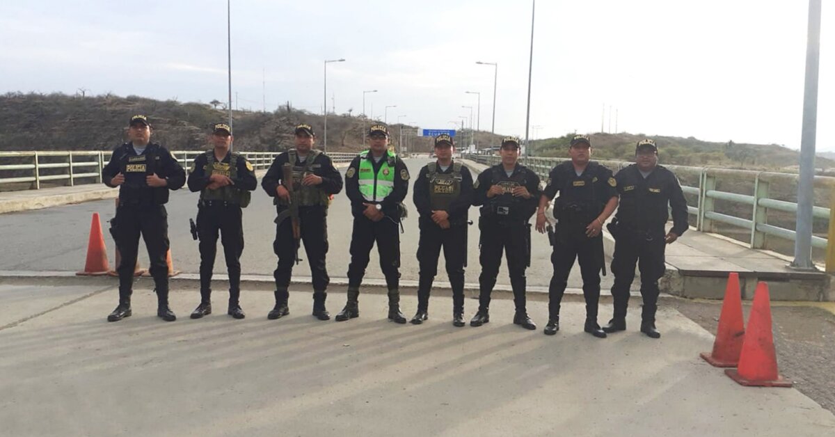 Piura: contingente policial resguardar la frontera con Ecuador | Walac  Noticias