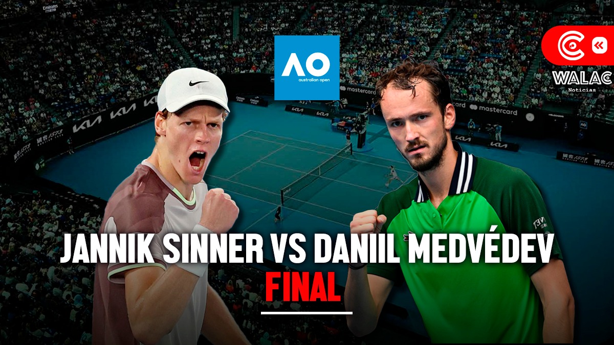 ¡Australian Open histórico! Jannik Sinner es finalista y se enfrentará a Daniil Medvédev