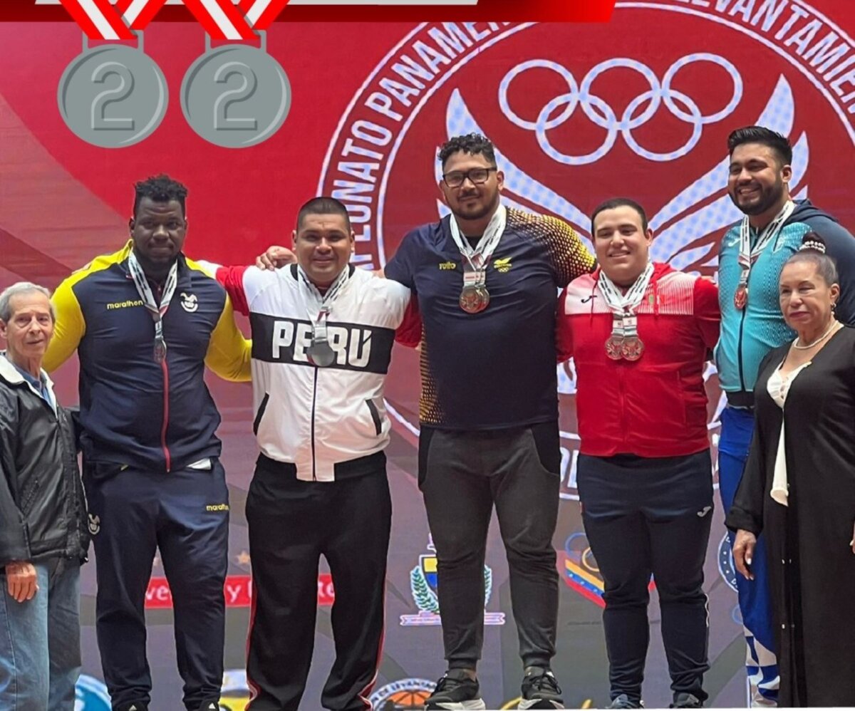 Piurano Hernán Viera gana dos medallas de plata en Panamericano de pesas 