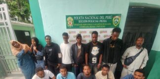 Ayabaca: Intervienen a 13 inmigrantes africanos ilegales