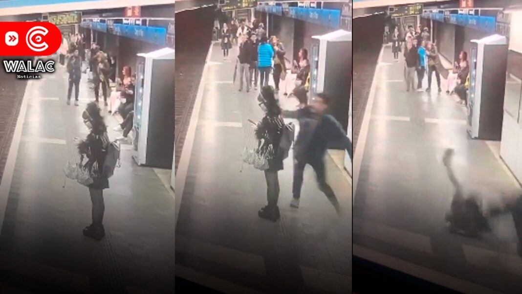 Agresión en el metro de Barcelona sujeto atacaba solo a mujeres