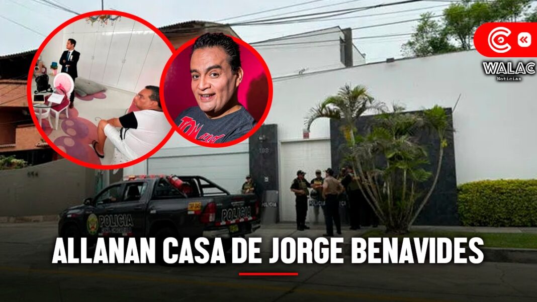 Allanan casa de Jorge Benavides su esposa es investigada por lavado de activos