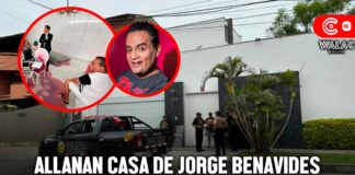 Allanan casa de Jorge Benavides su esposa es investigada por lavado de activos