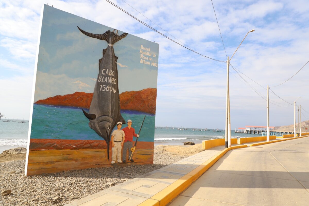 Plan Copesco Nacional inicia expediente técnico para mejoras turísticas de Playa Cabo Blanco.