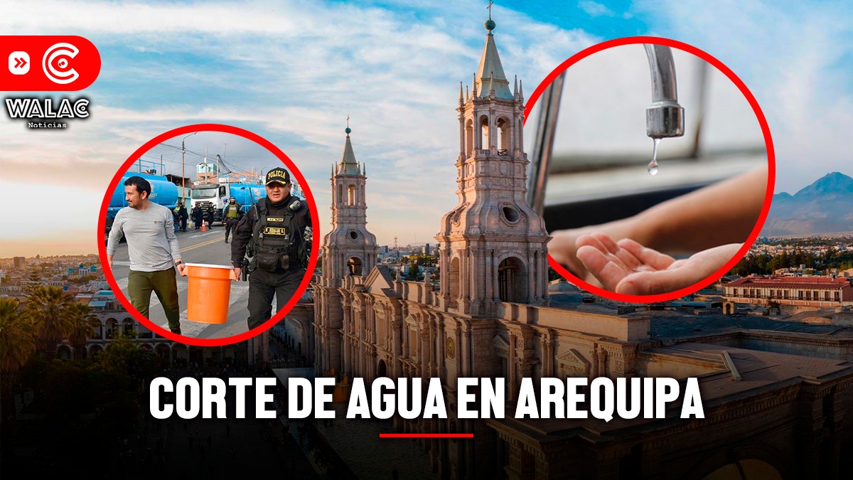 ¿Por qué ocurrió el corte de agua en Arequipa y cuándo se reestablecerá?