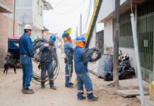 Enosa retira más de 80 kg de cable clandestino para prevenir accidentes eléctricos