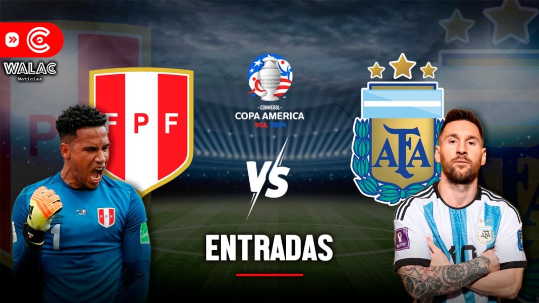 Entradas Perú vs Argentina por la Copa América 2024 LINK, precios y horarios
