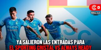 Entradas Sporting Cristal vs Always Ready por la fase 3 de la Libertadores