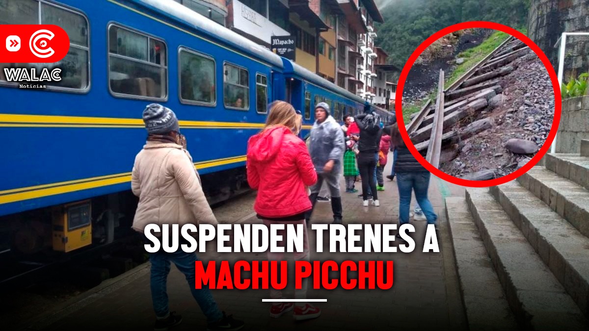 Hasta el 20 de marzo estará suspendido el servicio de trenes en la vía Machu Picchu - Hidroeléctrica