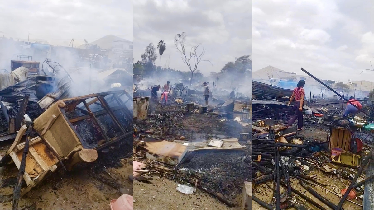 Ica: Incendio en Las Lomas de La Victoria destruyó 32 viviendas