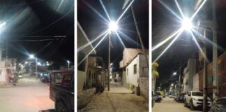 Enosa instaló luminarias LED en Yacila