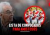 Lista de convocados de Perú para partidos amistosos de marzo