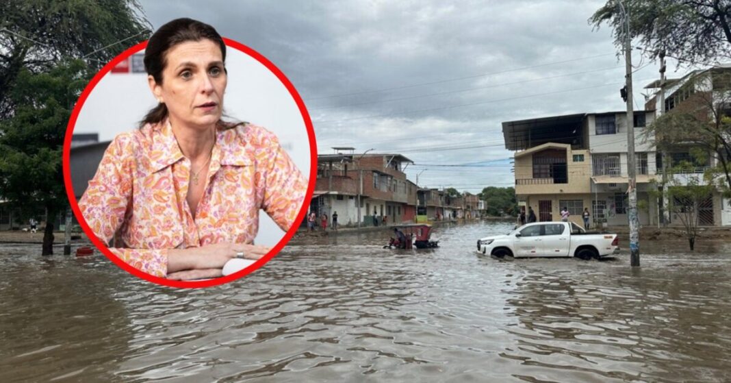 Lluvias en Piura: Hania Pérez responsabiliza a los alcaldes por inundaciones