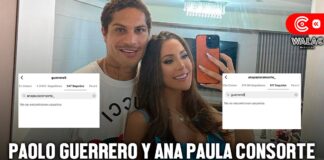 Paolo Guerrero y Ana Paula Consorte se dejaron de seguir en pleno San Valentín