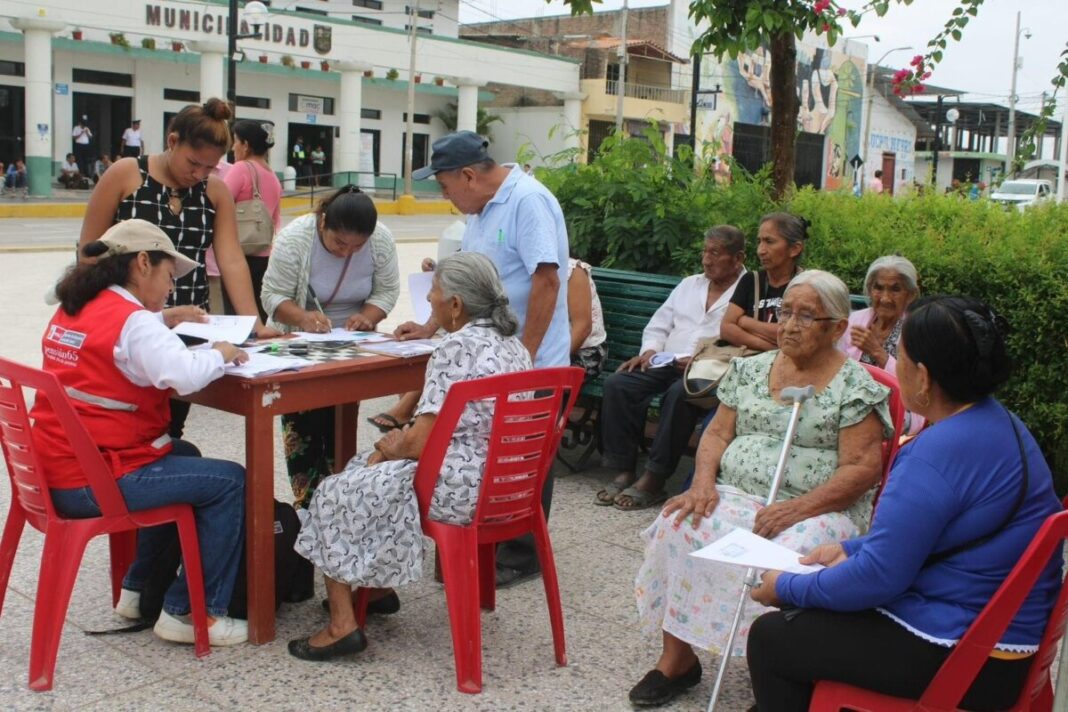 Tambogrande: 1081 adultos mayores son incorporados al programa Pensión 65.