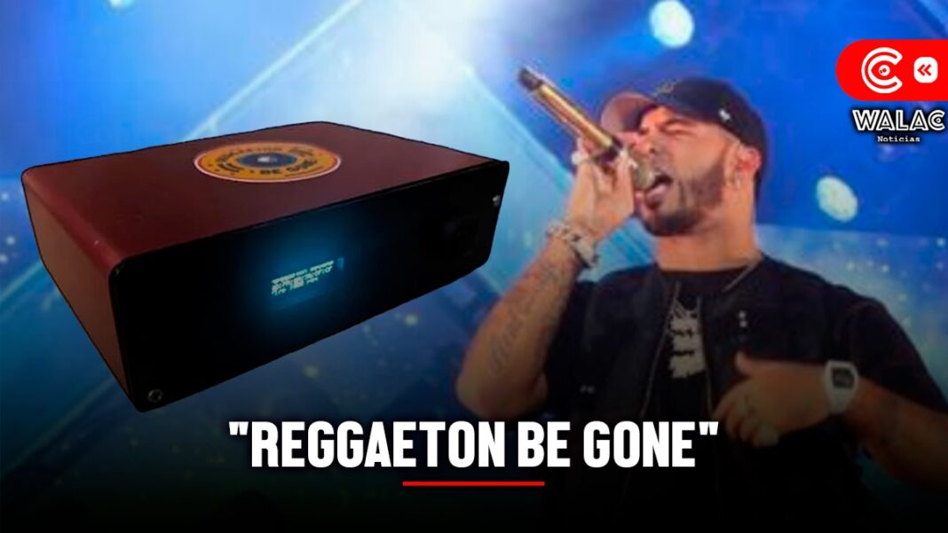 Reggaeton Be Gone invento interfiere cuando escucha canciones de reguetón