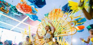 Tambogrande: bando amarillo se coronó como el ganador de las comparsas en el Carnaval 2024