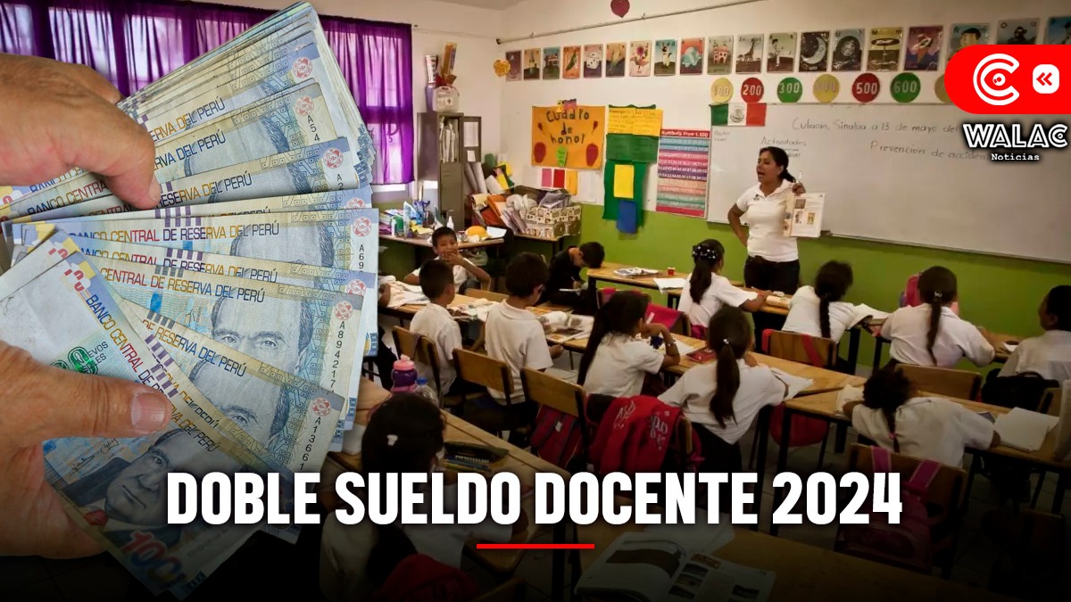 Doble sueldo docente 2024: qué es y cómo llegar a ganar hasta 5 mil soles