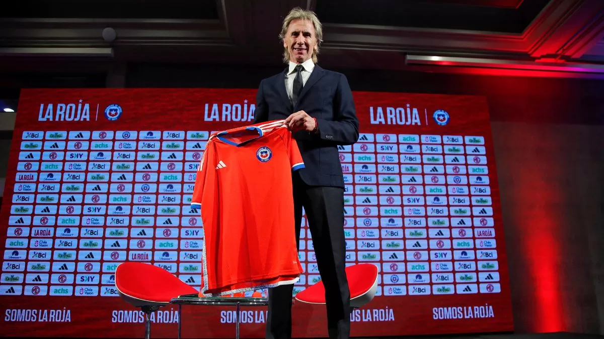 Ricardo Gareca con la Selección Chilena