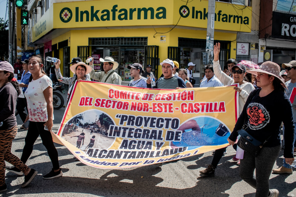 Convocan a marcha para exigir que se reanude proyecto de agua para 94 AA.HH. Sociedad civil prepara un paro regional luego de que se declarara desierta la licitación de megaproyecto de agua