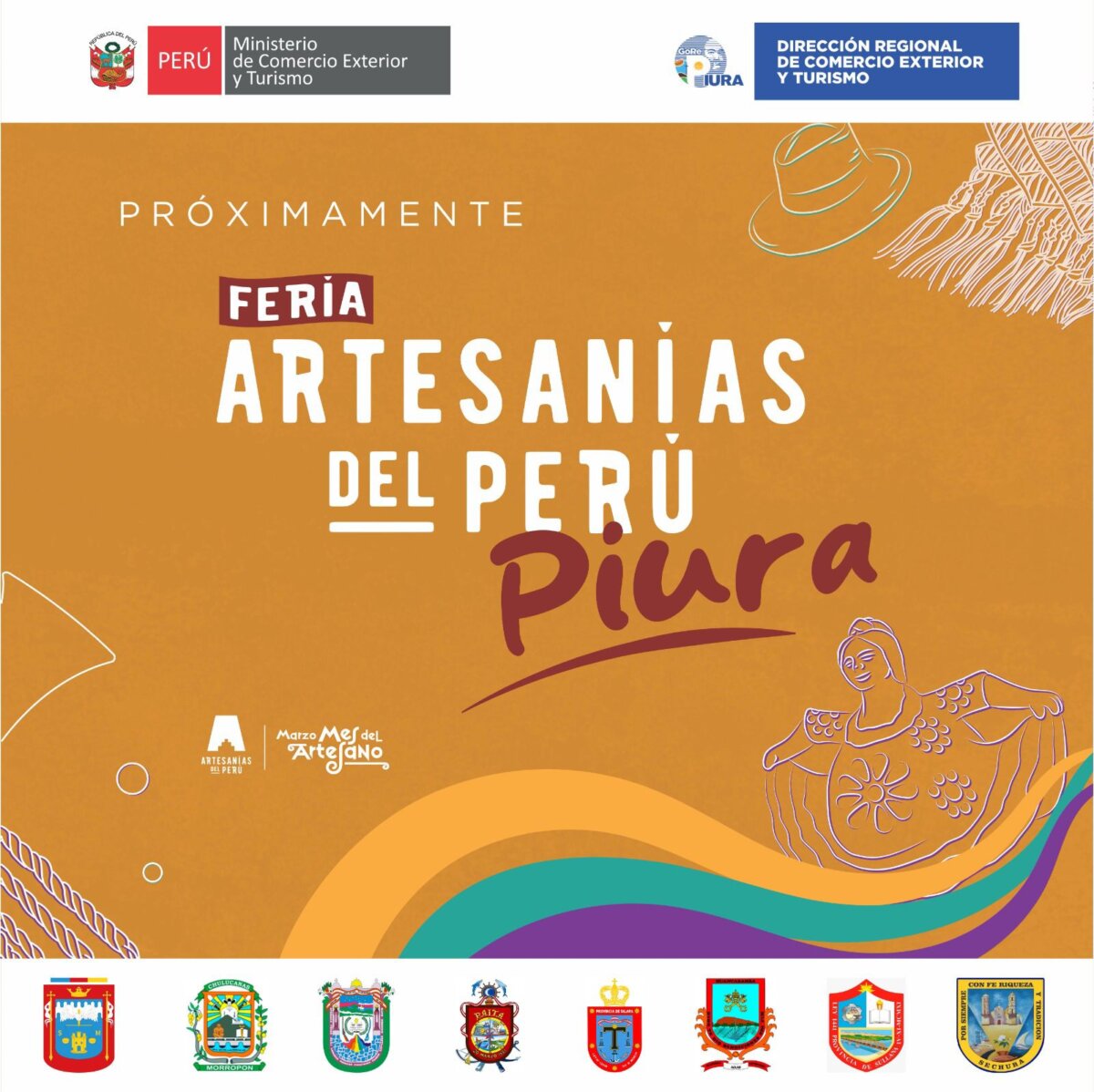 Feria Artesanía del Perú llega a Piura desde este viernes 22 de marzo. FOTO: Mincetur. 
