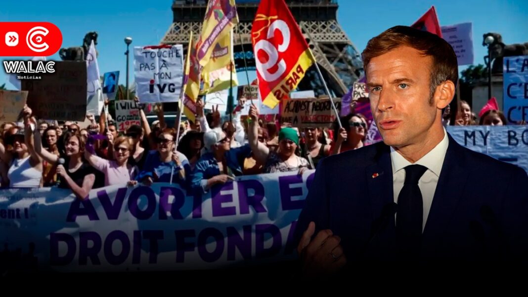 Francia es el primer país que incluye el aborto en su constitución
