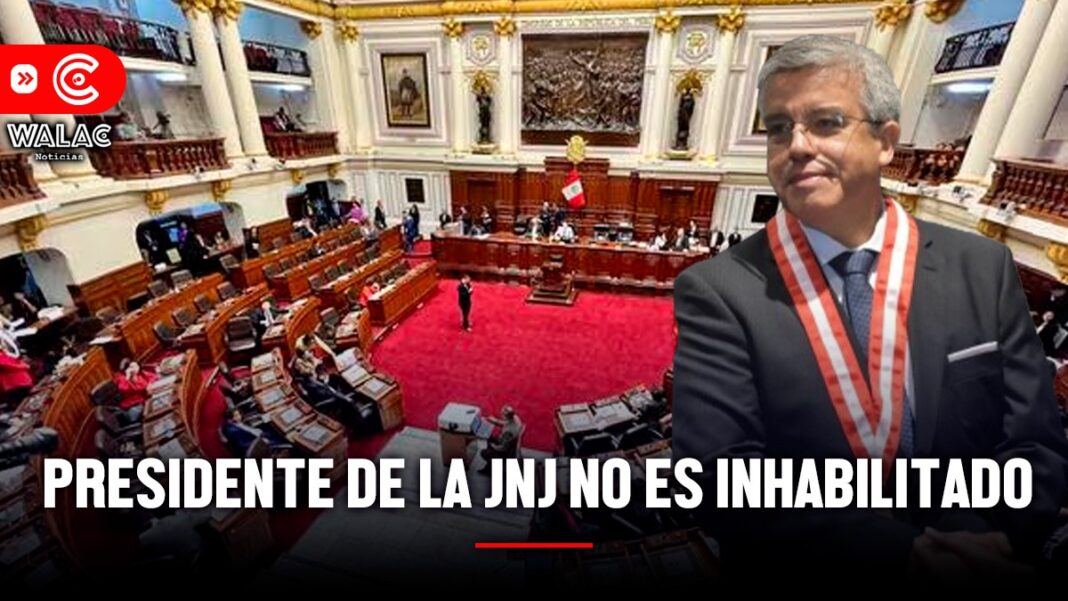 Congreso no logra inhabilitar al presidente de la JNJ, Antonio de la Haza