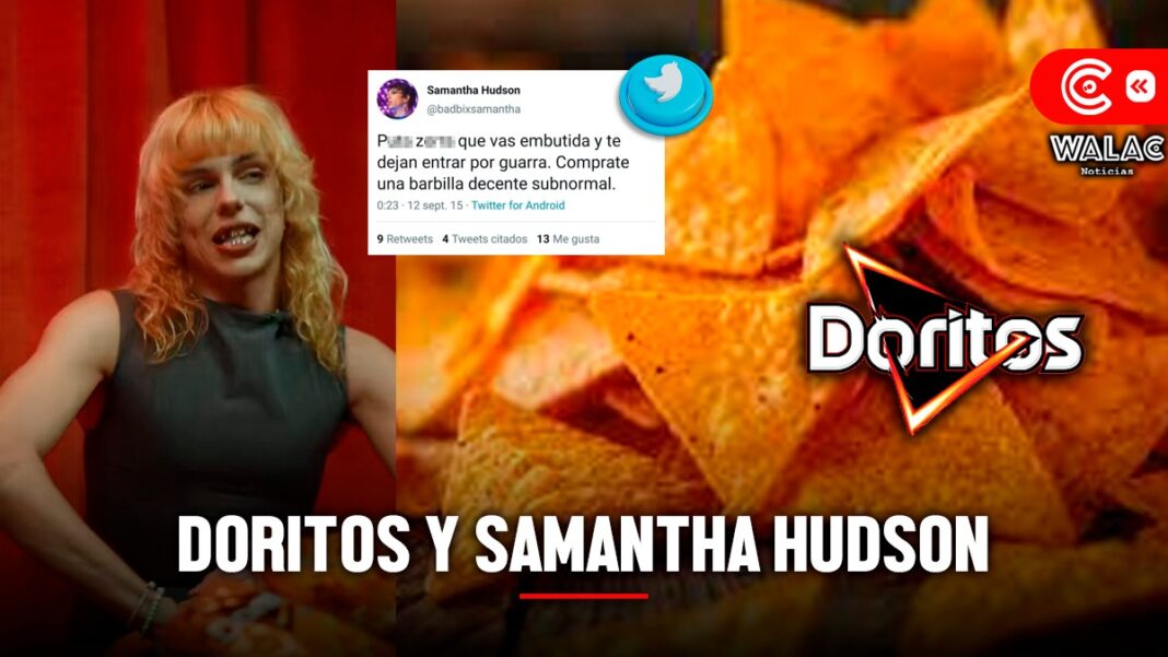 Doritos y Samantha Hudson terminan su asociación tras polémica en redes