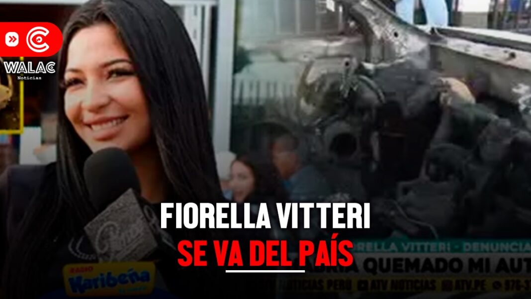 Fiorella Vitteri influencer se fue del país tras recibir amenazas de muerte
