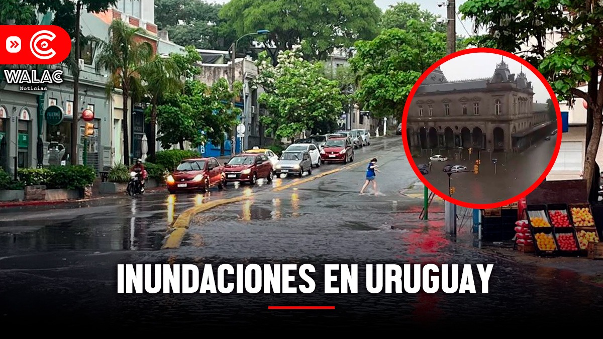 Inundaciones en Uruguay una tormenta y lluvias torrenciales azotaron Montevideo VIDEOS