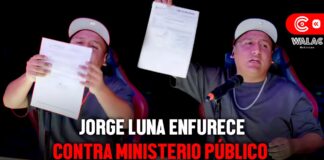 Jorge Luna enfurece contra el Ministerio Público no se puede hacer comedia en este país