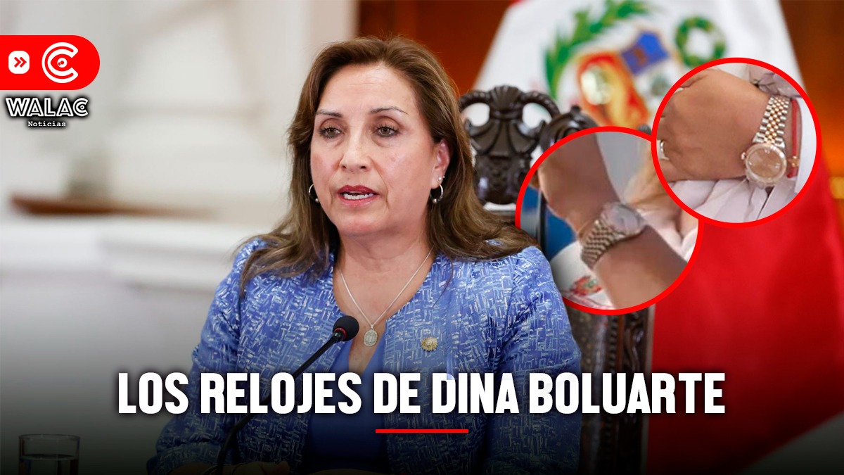 Los relojes de Dina Presidenta es cuestionada por colección de lujosos accesorios