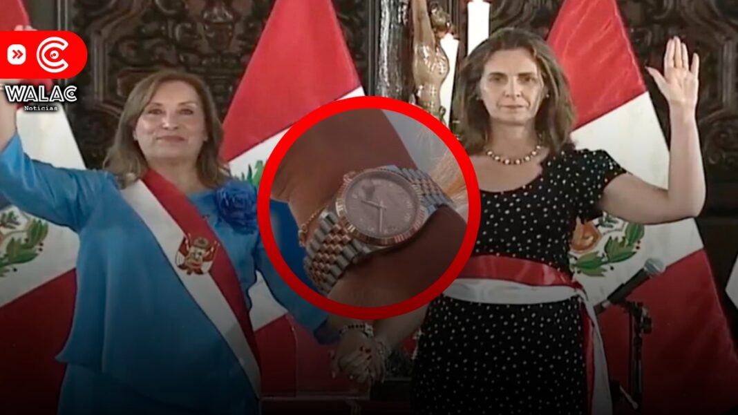 Ministra de Vivienda defiende a Dina Boluarte por casos de relojes lujosos