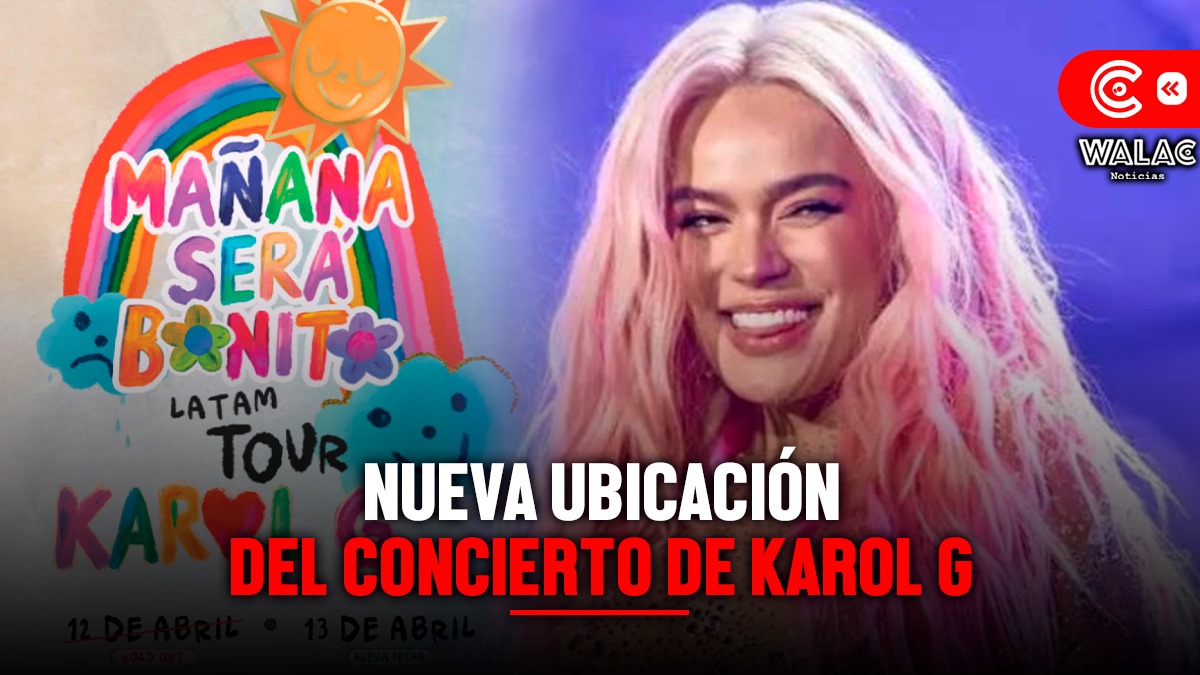 Nueva ubicación del concierto de Karol G en Perú