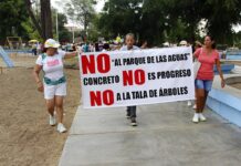 Vecinos de la urb. Santa Ana se oponen al inicio de la construcción del Parque de las Aguas