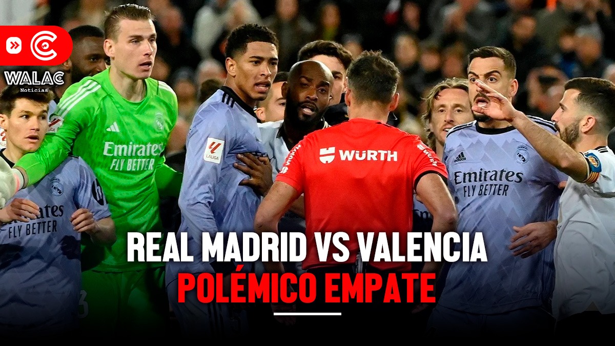 Polémico empate en el Real Madrid vs Valencia: ¿gol válido o error ...