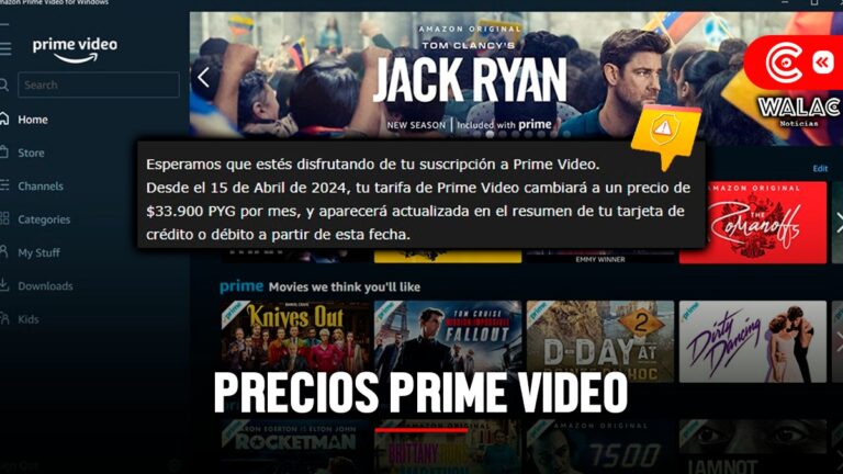 Tarifas de sales prime video