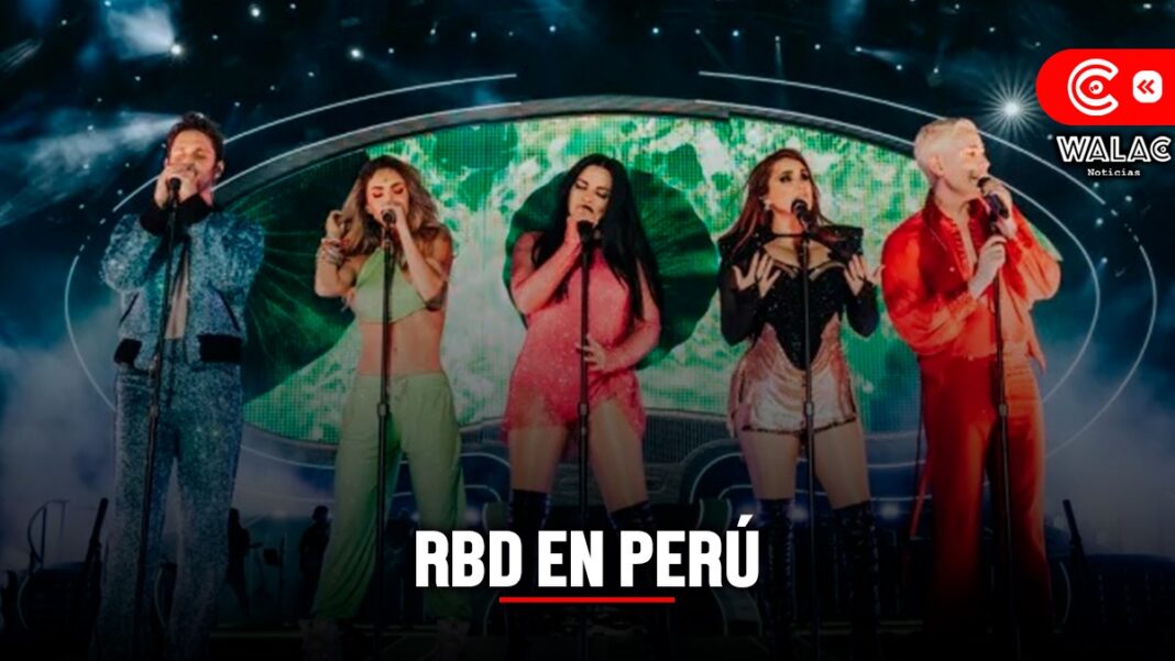 RBD en Perú 2024 fecha del concierto, precios y todos los detalles