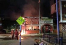 Sullana: Incendio consume local comercial en la Av. Champagnat