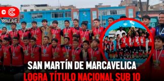 San Martín de Marcavelica se coronó campeón en la Copa Fuerza Cristal