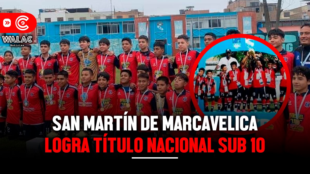 San Martín de Marcavelica se coronó campeón en la Copa Fuerza Cristal