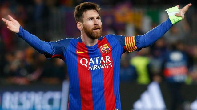 Lionel Messi anotó el 3-0 vía penal