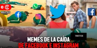 Memes de la caída de Facebook e Instagram