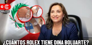 ¿Cuántos Rolex tiene Dina Boluarte Colección superaría los S 84.000